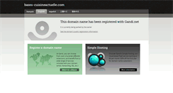 Desktop Screenshot of bases-cuisineactuelle.com