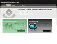 Tablet Screenshot of bases-cuisineactuelle.com